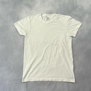 American Apparel Women’s XL 100% Cotton T-Shirt White